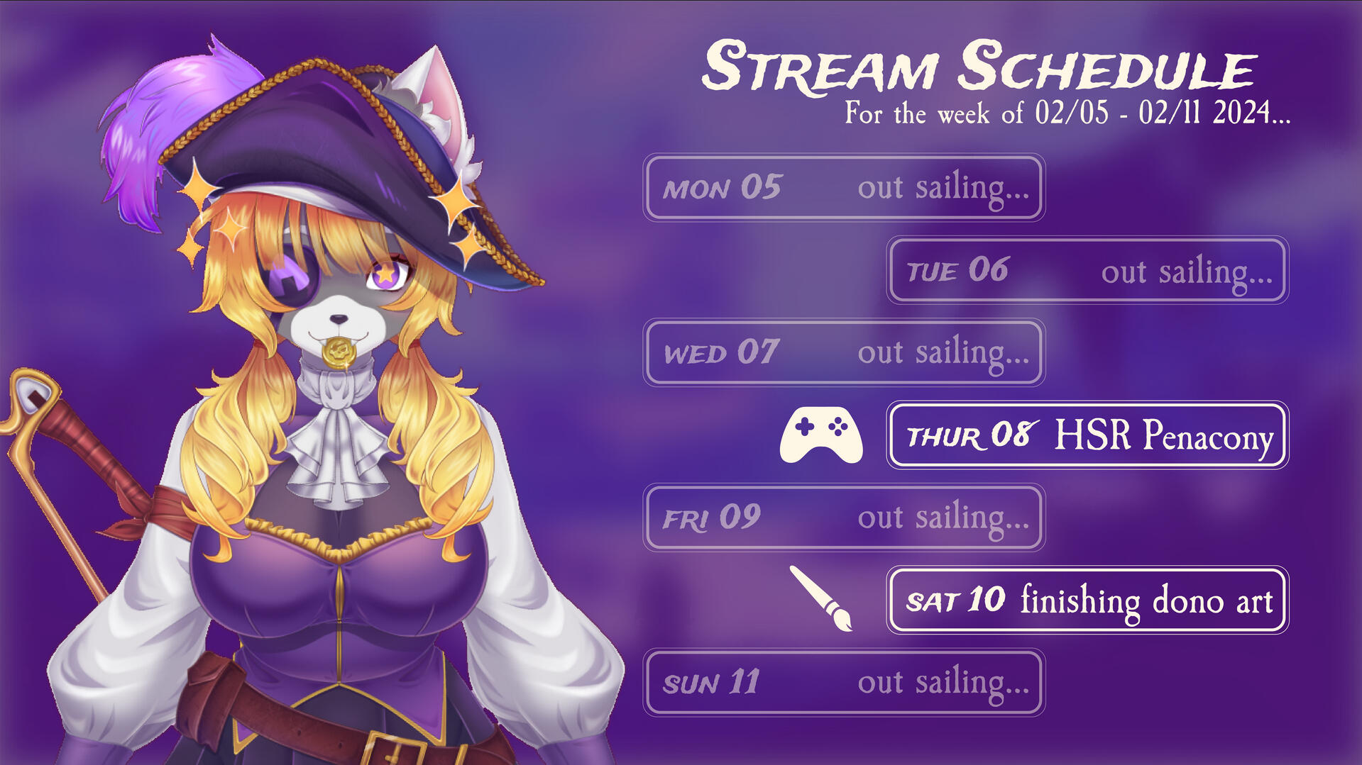 stream schedule